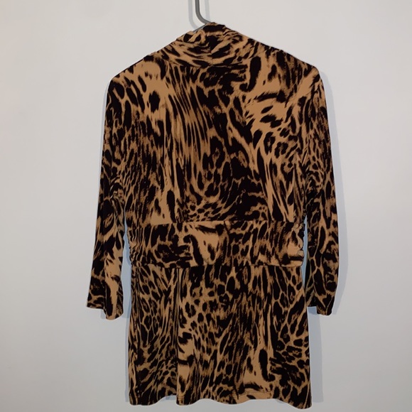 New York & Company leopard animal print top - Picture 5 of 5